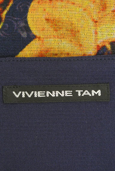 VIVIENNE TAM（ヴィヴィアンタム）の古着「オリエンタル花柄チュールワンピ（ワンピース・チュニック）」大画像６へ