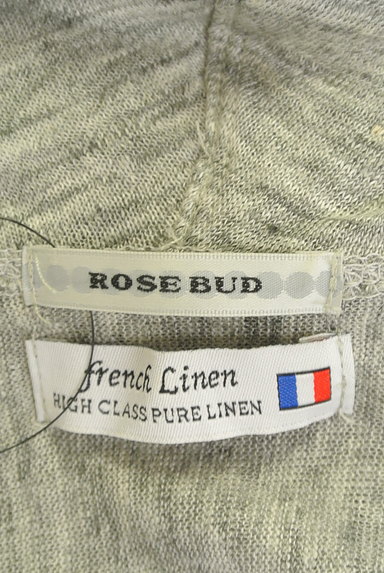 ROSE BUD（ローズバッド）の古着「リネンロングカーディガン（カーディガン・ボレロ）」大画像６へ