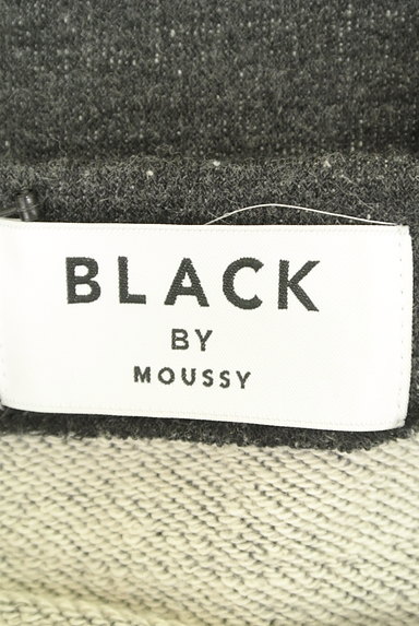 BLACK BY MOUSSY（ブラックバイマウジー）の古着「モックネック五分袖ニット（スウェット・パーカー）」大画像６へ