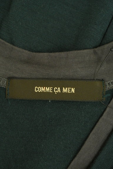 COMME CA MEN（コムサメン）の古着「Vネックシンプルニットトップス（カットソー・プルオーバー）」大画像６へ