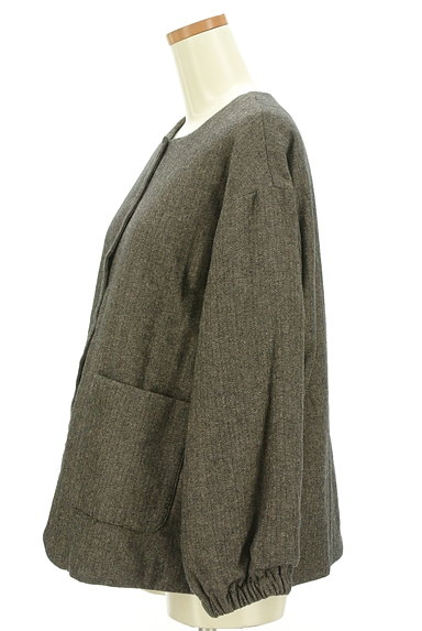 SM2（サマンサモスモス）の古着「ヘリンボーンゆったり中綿コート（コート）」大画像３へ