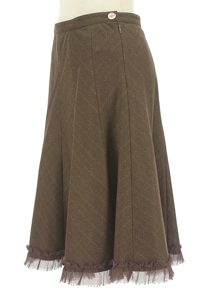 REBECCA TAYLOR（レベッカテイラー）の古着「裾フリルヘリンボーンスカート（スカート）」大画像３へ