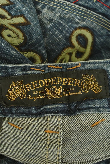 RED PEPPER（レッドペッパー）の古着「イーグル刺繍セミワイドジーンズ（デニムパンツ）」大画像６へ