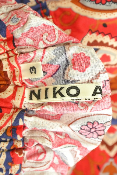 niko and...（ニコ アンド）の古着「レトロペイズリー柄フレアスカート（ロングスカート・マキシスカート）」大画像６へ