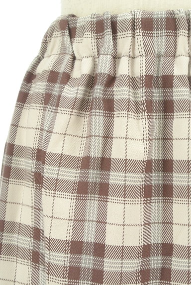 MERCURYDUO（マーキュリーデュオ）の古着「チェック柄ミモレタイトスカート（ロングスカート・マキシスカート）」大画像４へ