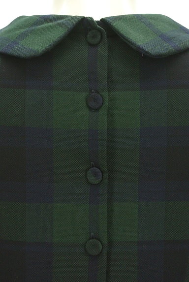 FLORENT（フローレント）の古着「襟付きチェック柄ワンピース（ワンピース・チュニック）」大画像４へ
