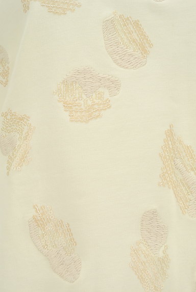 HIROKO BIS（ヒロコビス）の古着「刺繍＆スパンコール装飾プルオーバー（カットソー・プルオーバー）」大画像５へ