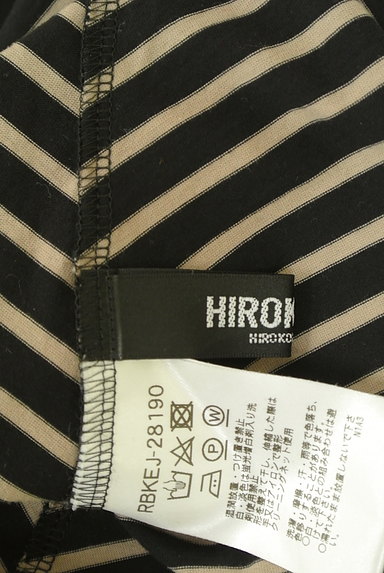 HIROKO BIS（ヒロコビス）の古着「サークル×ボーダーカットソー（カットソー・プルオーバー）」大画像６へ