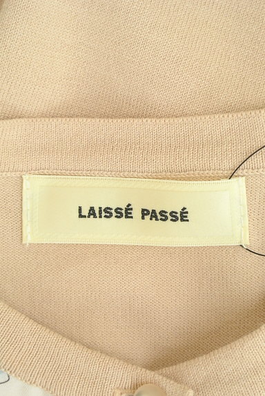 LAISSE PASSE（レッセパッセ）の古着「花柄別地切替コンパクトニットカーデ（カーディガン・ボレロ）」大画像６へ