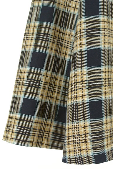 LAISSE PASSE（レッセパッセ）の古着「ベルト付きチェック柄膝下丈スカート（ロングスカート・マキシスカート）」大画像５へ