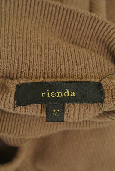 rienda（リエンダ）の古着「ロングリブニットワンピース（ワンピース・チュニック）」大画像６へ