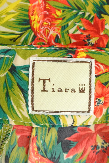 Tiara（ティアラ）の古着「ボタニカル柄テーパードパンツ（パンツ）」大画像６へ