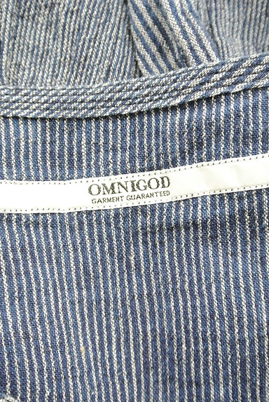 OMNIGOD（オムニゴッド）の古着「ストライプ柄リネン混カットソー（カットソー・プルオーバー）」大画像６へ