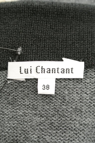 LUI CHANTANT（ルイシャンタン）の古着「カラー切替ニットワンピース（ワンピース・チュニック）」大画像６へ