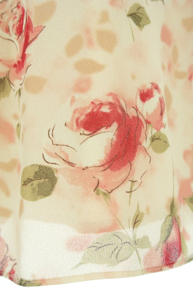 LAISSE PASSE（レッセパッセ）の古着「花柄シフォン膝上丈フレアスカート（スカート）」大画像５へ