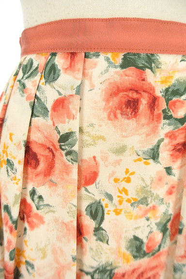 LAISSE PASSE（レッセパッセ）の古着「花柄シフォン膝上丈スカート（スカート）」大画像４へ