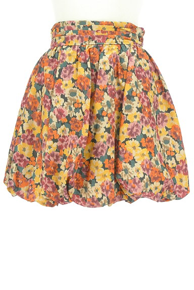 LAISSE PASSE（レッセパッセ）の古着「花柄バルーンミニスカート（スカート）」大画像１へ