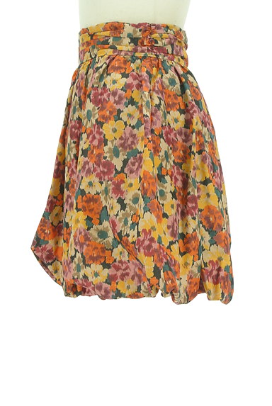 LAISSE PASSE（レッセパッセ）の古着「花柄バルーンミニスカート（スカート）」大画像３へ