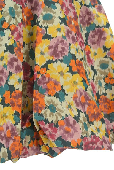 LAISSE PASSE（レッセパッセ）の古着「花柄バルーンミニスカート（スカート）」大画像５へ