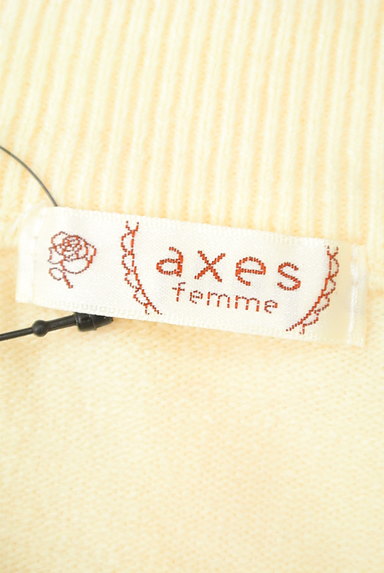 axes femme（アクシーズファム）の古着「刺繍入りレース切替ニット（ニット）」大画像６へ
