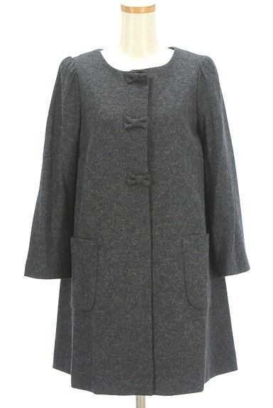 Couture Brooch（クチュールブローチ）の古着「リボン付きAラインコート（コート）」大画像１へ