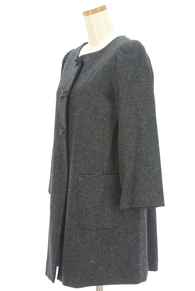 Couture Brooch（クチュールブローチ）の古着「リボン付きAラインコート（コート）」大画像３へ