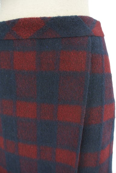 Couture Brooch（クチュールブローチ）の古着「チェック柄ラップ風ミニスカート（ミニスカート）」大画像４へ