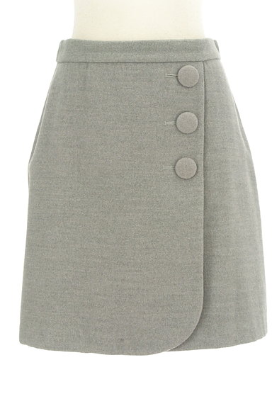 Couture Brooch（クチュールブローチ）の古着「ラップ風起毛ミニスカート（ミニスカート）」大画像１へ