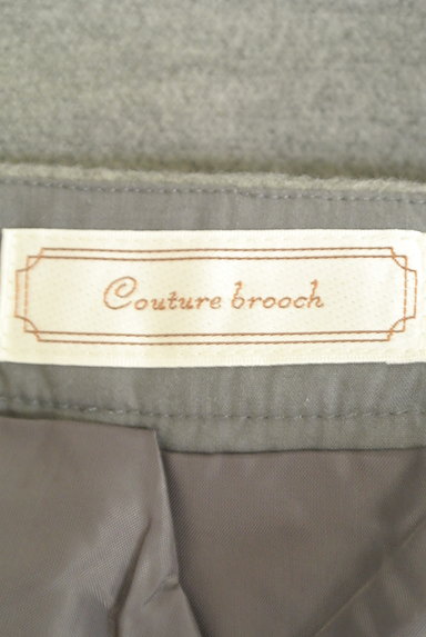 Couture Brooch（クチュールブローチ）の古着「ラップ風起毛ミニスカート（ミニスカート）」大画像６へ