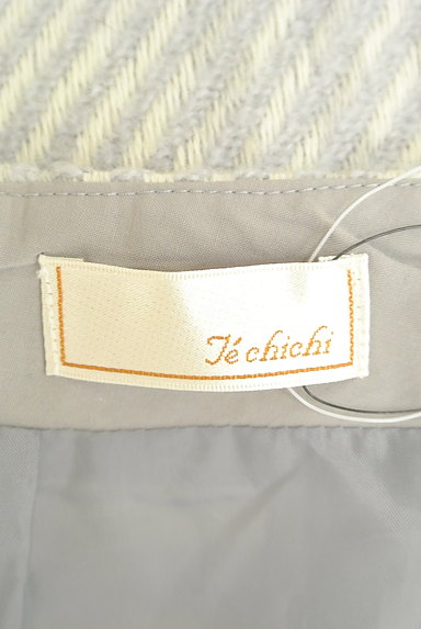 Te chichi（テチチ）の古着「チェック柄タイトウール混スカート（スカート）」大画像６へ