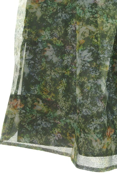 SLOBE IENA（スローブイエナ）の古着「花柄オーガンジー膝下丈スカート（スカート）」大画像５へ