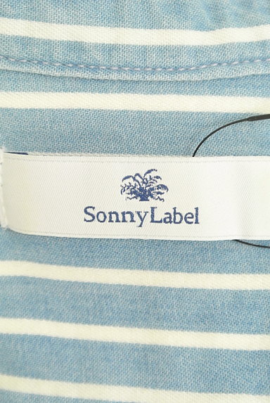 URBAN RESEARCH Sonny Label（サニーレーベル）の古着「キーネックストライプ柄シャツ（カットソー・プルオーバー）」大画像６へ
