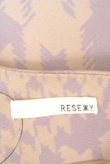 RESEXXY（リゼクシー）の古着「千鳥格子柄ノースリーブワンピース（キャミワンピース）」大画像６へ