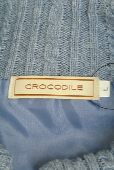 Crocodile（クロコダイル）の古着「ケーブル切替ロングニットカーデ（カーディガン・ボレロ）」大画像６へ