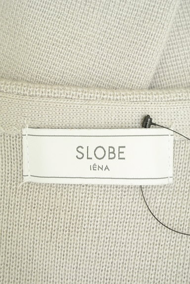 SLOBE IENA（スローブイエナ）の古着「Vネックドロップショルダーニット（ニット）」大画像６へ
