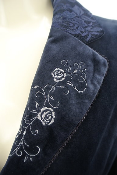 axes femme（アクシーズファム）の古着「刺繍入りベロアジャケット（ジャケット）」大画像４へ