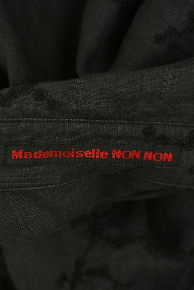 Mademoiselle NON NON（マドモアゼルノンノン）の古着「刺繍入りリネンシャツ（カジュアルシャツ）」大画像６へ