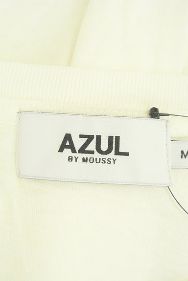 AZUL by moussy（アズールバイマウジー）の古着「ワンポイント刺繍ロングTシャツ（Ｔシャツ）」大画像６へ
