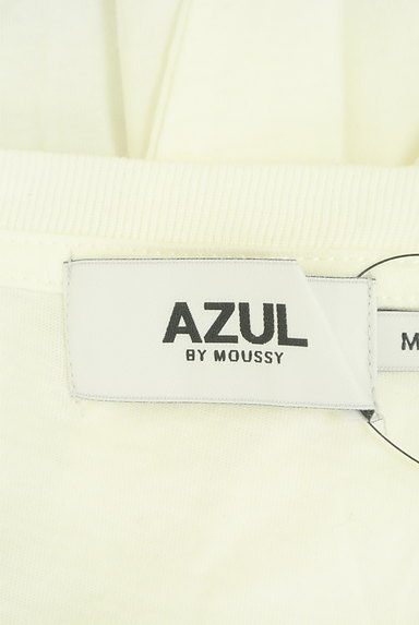 AZUL by moussy（アズールバイマウジー）の古着「ワンポイントロゴ刺繍ロングTシャツ（Ｔシャツ）」大画像６へ