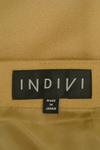 INDIVI（インディヴィ）の古着「無地ウールタックフレアスカート（ロングスカート・マキシスカート）」大画像６へ