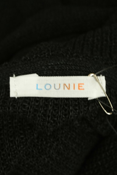 LOUNIE（ルーニィ）の古着「ローゲージニットジップパーカー（スウェット・パーカー）」大画像６へ