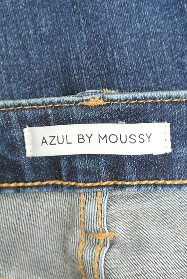 AZUL by moussy（アズールバイマウジー）の古着「ダメージスキニーデニム（デニムパンツ）」大画像６へ