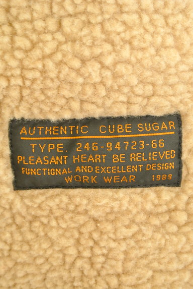 CUBE SUGAR（キューブシュガー）の古着「キルティング×ボアリバーシブルブルゾン（ブルゾン・スタジャン）」大画像６へ