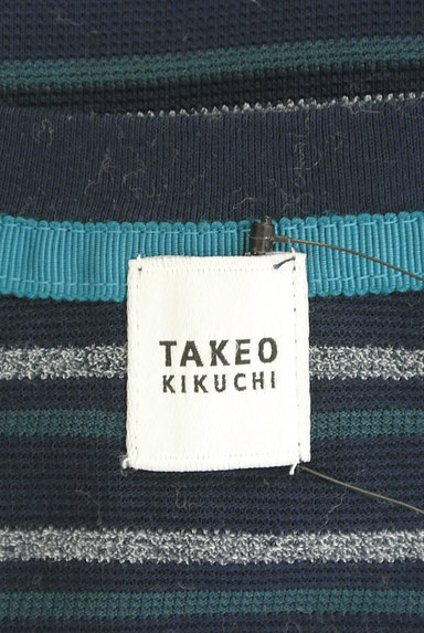 TAKEO KIKUCHI（タケオキクチ）の古着「ポケットボーダーカットソー（ニット）」大画像６へ