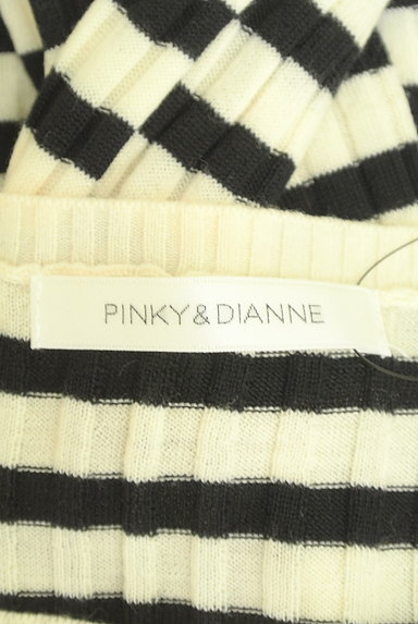 Pinky＆Dianne（ピンキー＆ダイアン）の古着「ボーダーリブニット（ニット）」大画像６へ