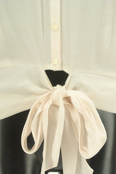 UNTITLED（アンタイトル）の古着「裾リボンのとろみブラウス（ブラウス）」大画像５へ