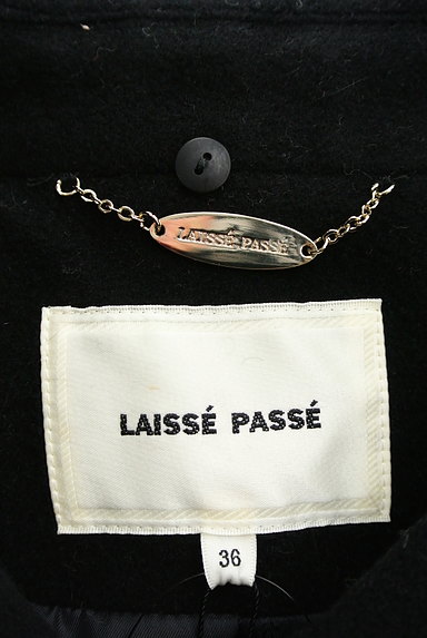 LAISSE PASSE（レッセパッセ）の古着「ファー襟ロングフレアコート（コート）」大画像６へ