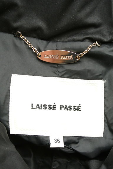LAISSE PASSE（レッセパッセ）の古着「裾フレア袖ファーダウンコート（ダウンジャケット・ダウンコート）」大画像６へ