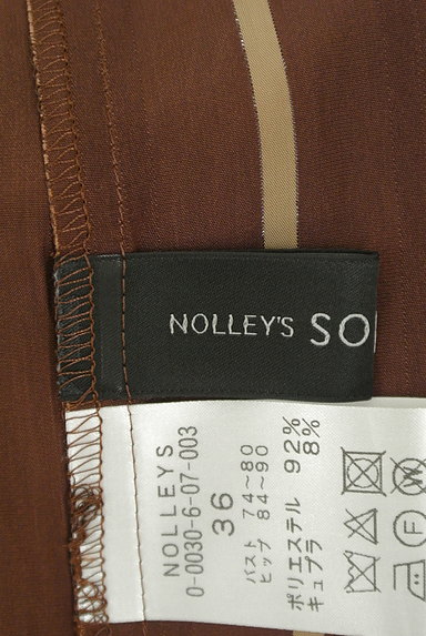 NOLLEY'S sophi（ノーリーズソフィ）の古着「ストライプ柄2ＷＡＹシャツワンピ（ワンピース・チュニック）」大画像６へ