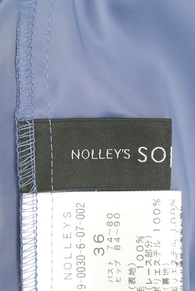 NOLLEY'S sophi（ノーリーズソフィ）の古着「サイドスリットレースウールワンピース（ワンピース・チュニック）」大画像６へ